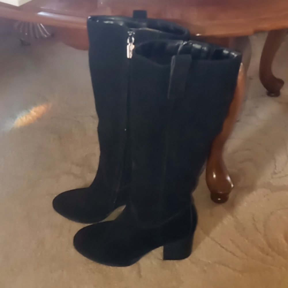Natalya Suede Waterproof Zip Up Boots - Picture 4 of 4